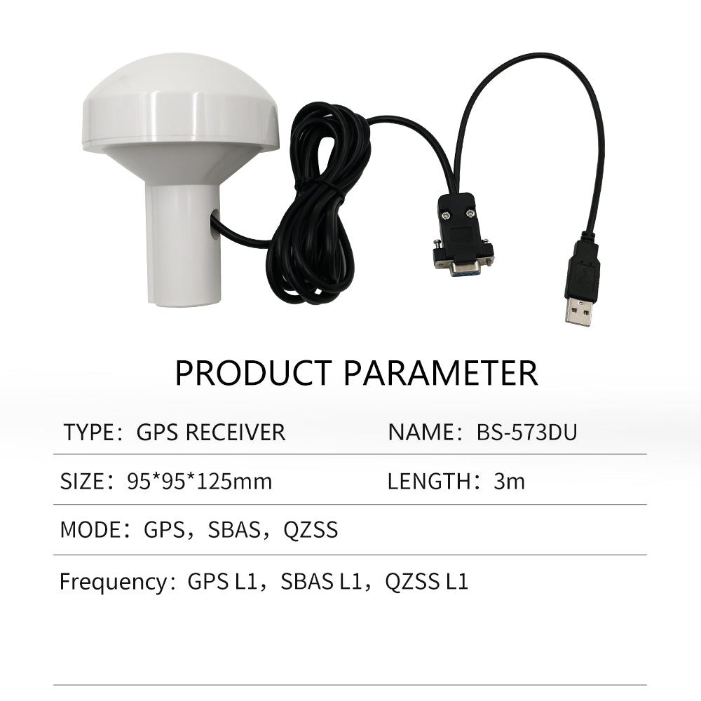 Beitian GNSS mushroom head receiver high gain 35 ceramic chip AIS navigation GPS marine ship BP-573DU Beitian GNSS mushroom head receiver high gain 35 ceramic chip AIS navigation GPS marine ship BP-573DU